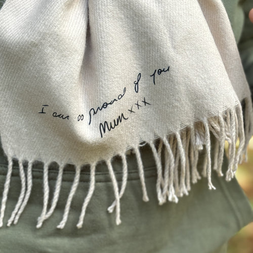 NEW Luxury Scarf Treasured Writing