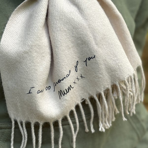 NEW Luxury Scarf Treasured Writing